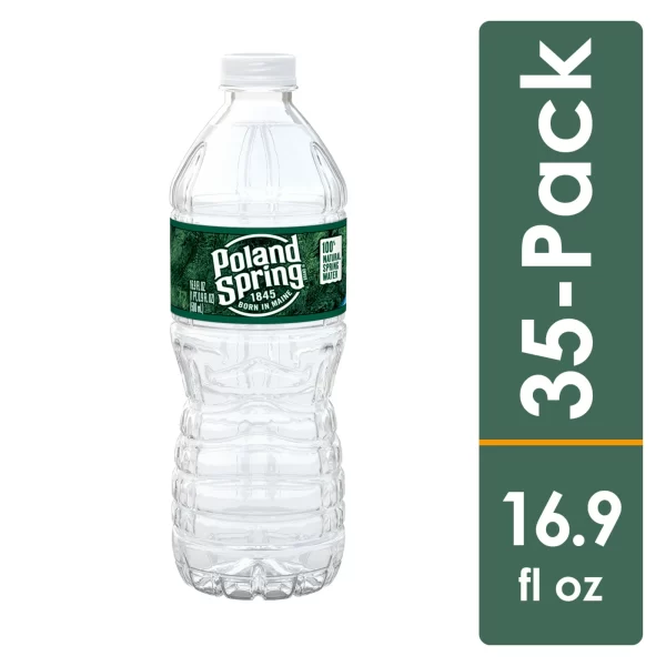 POLAND SPRING Brand 100% Natural Spring Water, 16.9-ounce plastic bottles (Pack of 35) - Image 7