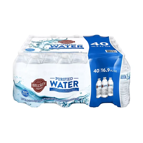 Wellsley Farms Purified Water, 40 pk./16.9 oz. (Buy 3 Get 1 Free)