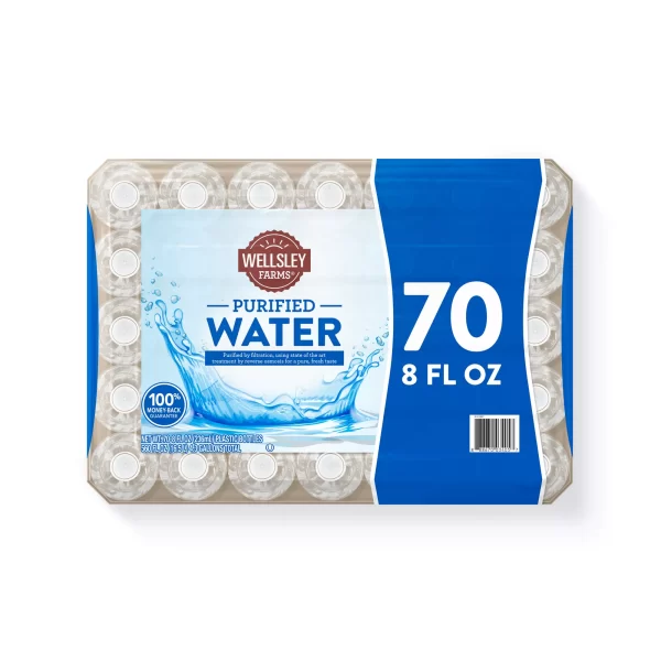 Wellsley Farms Purified Water, 70 pk./8 oz. - Image 3