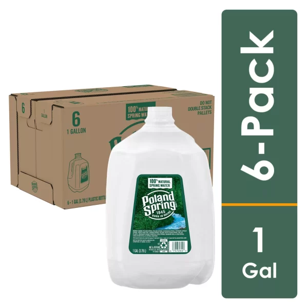 Poland Spring 100% Natural Spring Water, 6 pk./1 gal. - Image 4