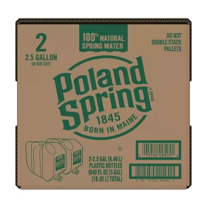 Poland Spring 100% Natural Spring Water, 2 pk./2.5 gal.