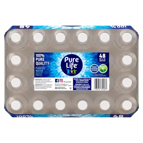 Pure Life Purified Bottled Water, 48 pk./8 oz. - Image 8