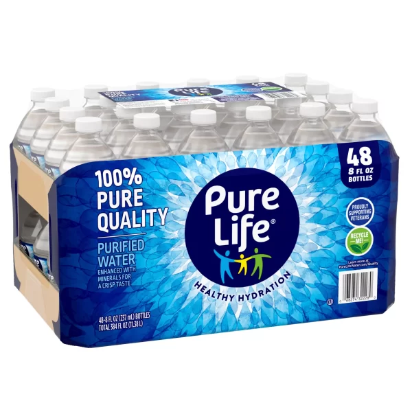 Pure Life Purified Bottled Water, 48 pk./8 oz. - Image 6
