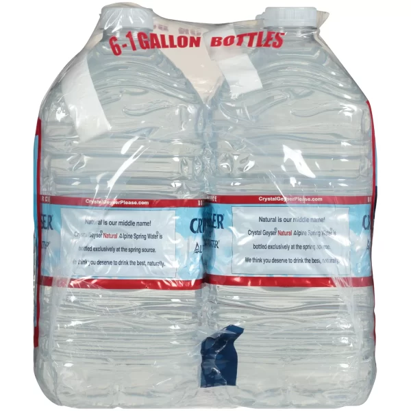 Crystal Geyser Natural Alpine Spring Water, 6 pk./1 gallon - Image 3