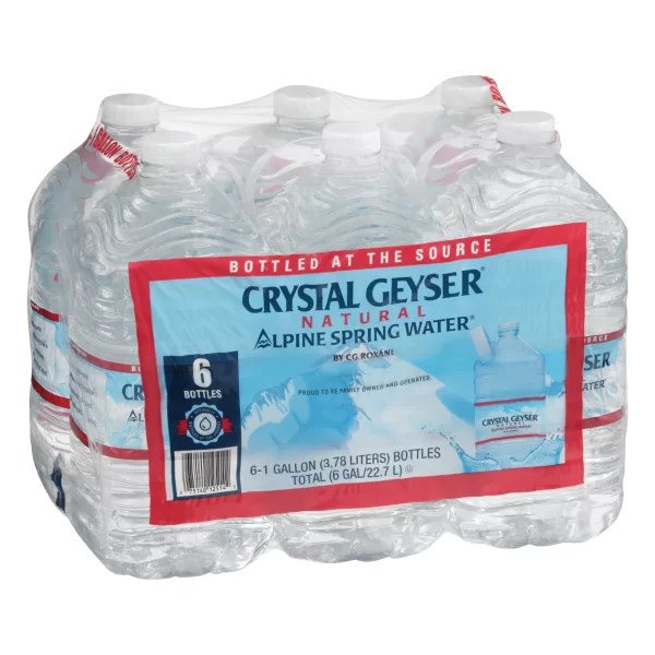 Crystal Geyser Natural Alpine Spring Water, 6 pk./1 gallon - Image 2