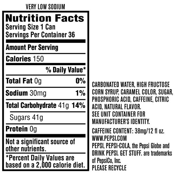 Pepsi Cola Cans, 36 ct./12 oz. - Image 3