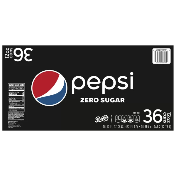 Pepsi Zero Sugar Soda, 36 pk./12 oz. - Image 7