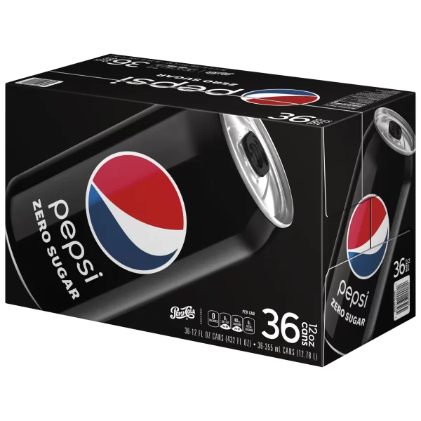 Pepsi Zero Sugar Soda, 36 pk./12 oz. - Image 3