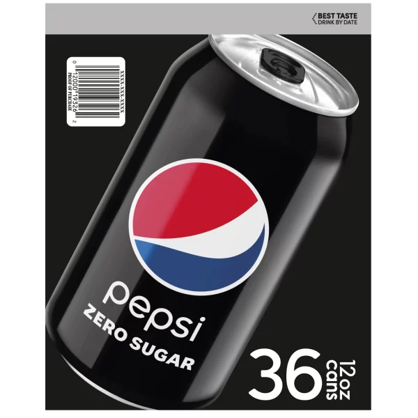 Pepsi Zero Sugar Soda, 36 pk./12 oz. - Image 6