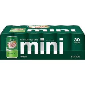 Canada Dry Ginger Ale, 30 pk./7.5 fl. oz.