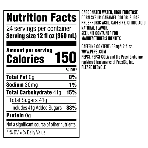 Pepsi Soda, 24 pk./12 oz. cans - Image 3