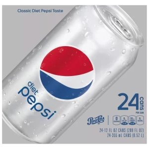 Diet Pepsi Soda Cans, 24 pk./12 oz.