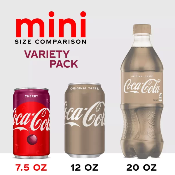 Coca-Cola Mini Cans Variety Pack, 30 pk./7.5 oz. - Image 2
