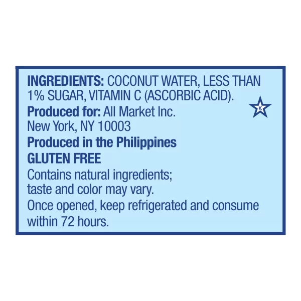 Vita Coco Pure Coconut Water, 6 pk./1L - Image 2