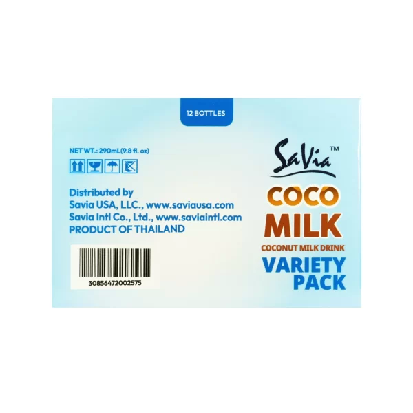 Savia Coconut Milk Drink, Made with Real Coconut Pulp, Gluten-Free, 12 pk./9.8 oz. - Image 2