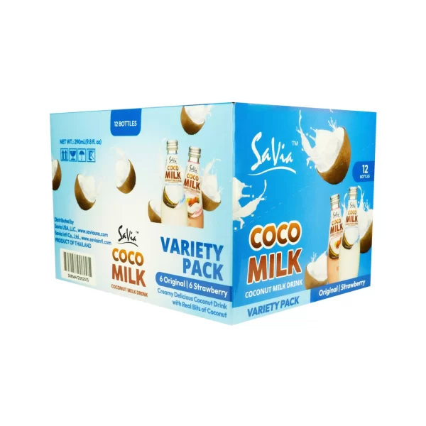 Savia Coconut Milk Drink, Made with Real Coconut Pulp, Gluten-Free, 12 pk./9.8 oz. - Image 3