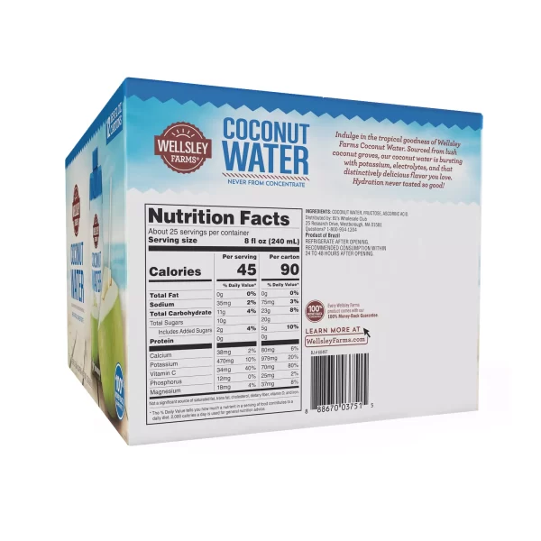 Wellsley Farms Coconut Water, 12 pk./500mL - Image 4