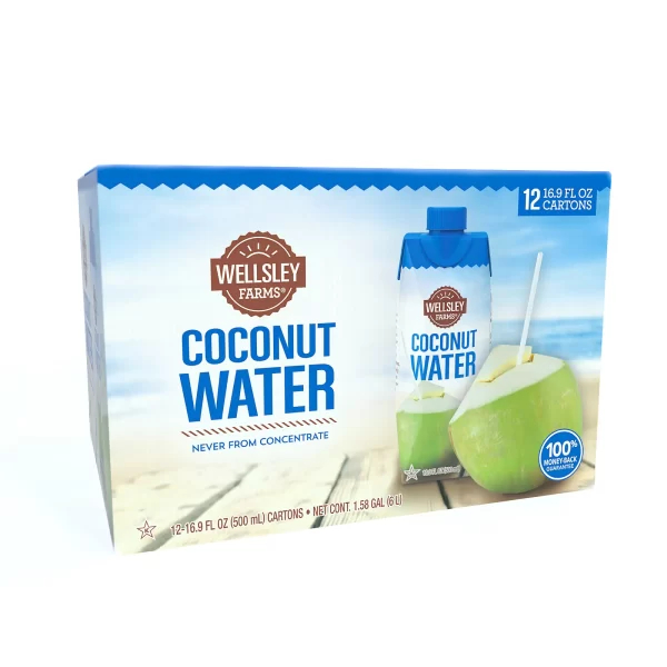 Wellsley Farms Coconut Water, 12 pk./500mL - Image 5