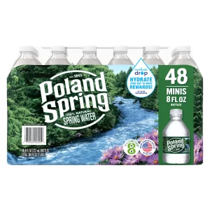 POLAND SPRING Brand 100% Natural Spring Water, 16.9-ounce plastic bottles (Pack of 35)