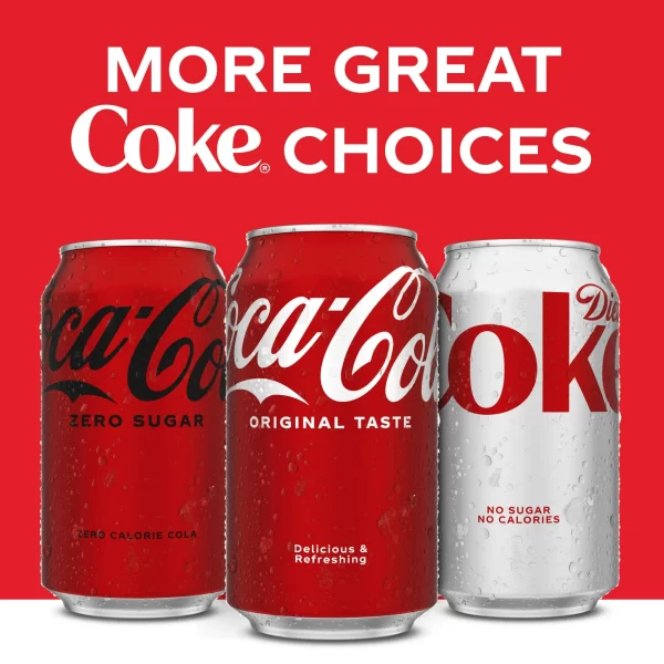 Coca-Cola Classic Soda Pop Fridge Pack, 12 fl oz Cans, 12 Pack - Image 6