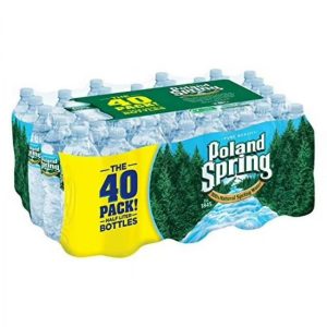 Poland Spring 100% Natural Spring Water, 16.9 Fl Oz, 40 Count Bottles (Buy 3, 4th One Free)