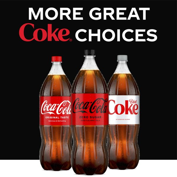 Coca-Cola Zero Sugar Soda Pop, 2 Liter Bottle - Image 3