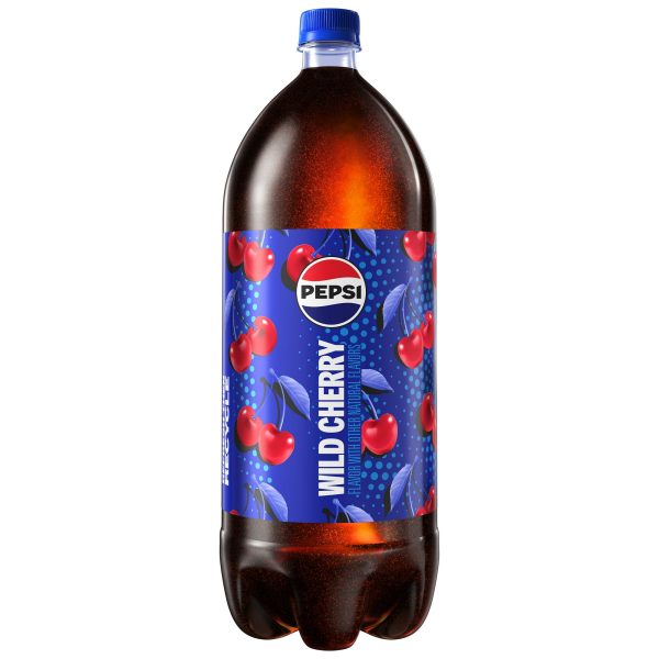 Pepsi Cola Wild Cherry Soda Pop, 2 Liter Bottle - Image 3
