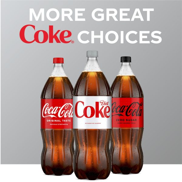 Diet Coke Diet Cola Soda Pop, 2 Liters Bottle - Image 7