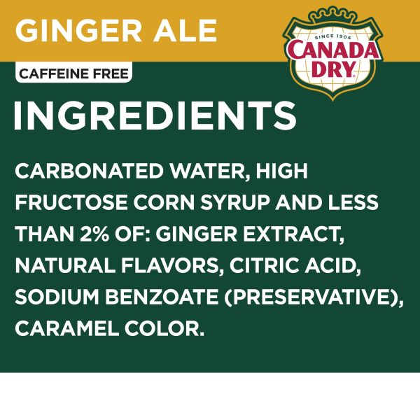 Canada Dry Ginger Ale, 12 Fl Oz, 12 Count - Image 4