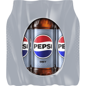 Diet Pepsi Soda, 16.9 oz Bottles, 12 Count