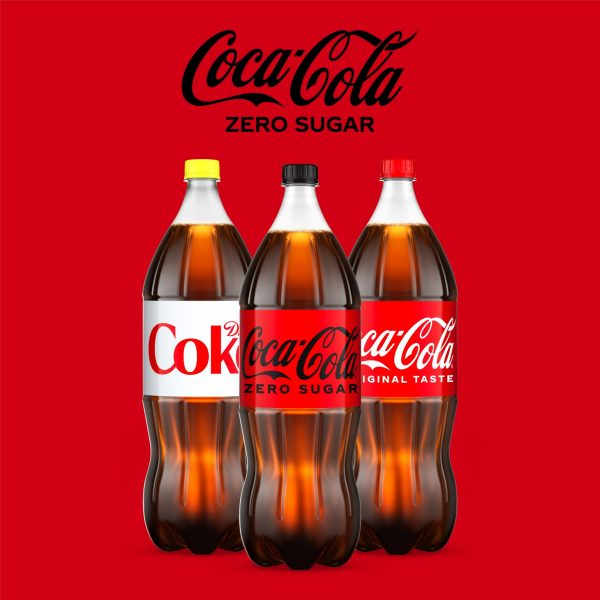 Coca-Cola Zero Sugar Soda Pop, 2 Liter Bottle - Image 2