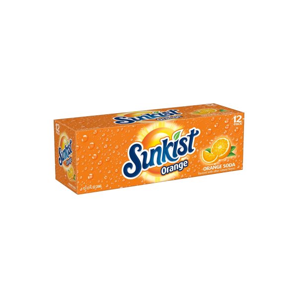 Sunkist Orange Soda Pop, 12 fl oz, 12 Pack Cans - Image 10