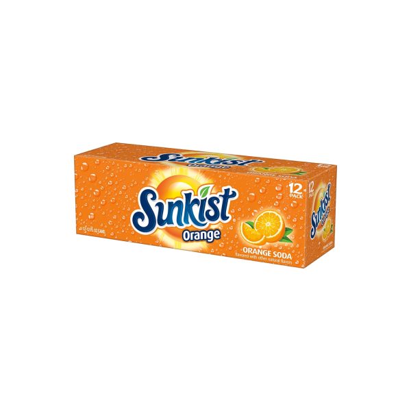 Sunkist Orange Soda Pop, 12 fl oz, 12 Pack Cans - Image 11