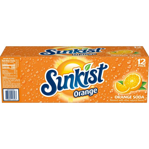 Sunkist Orange Soda Pop, 12 fl oz, 12 Pack Cans - Image 12