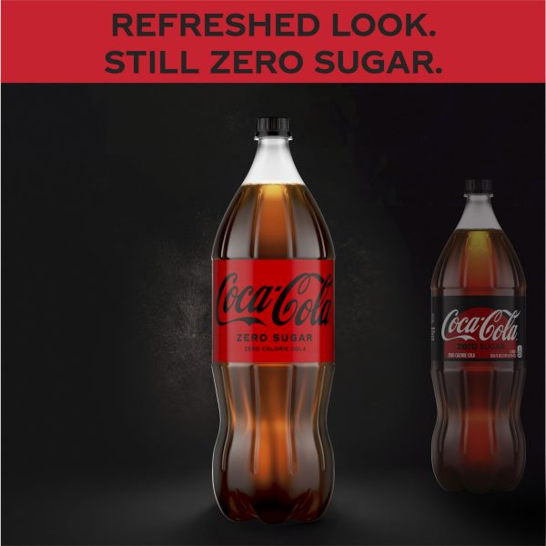 Coca-Cola Zero Sugar Soda Pop, 2 Liter Bottle - Image 7