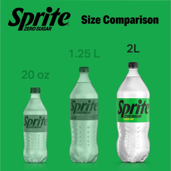 Sprite Zero Sugar Lemon Lime Soda Pop, 2 Liter Bottle - Image 4