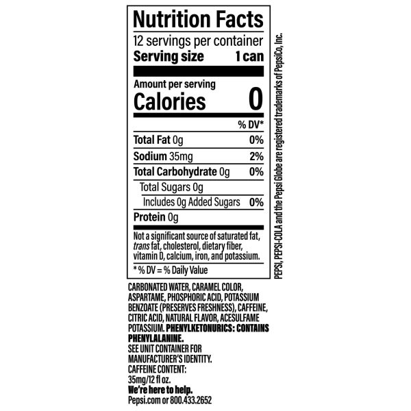 Pepsi Cola Zero Sugar Soda Pop, 2 Liter Size Bottle - Image 7
